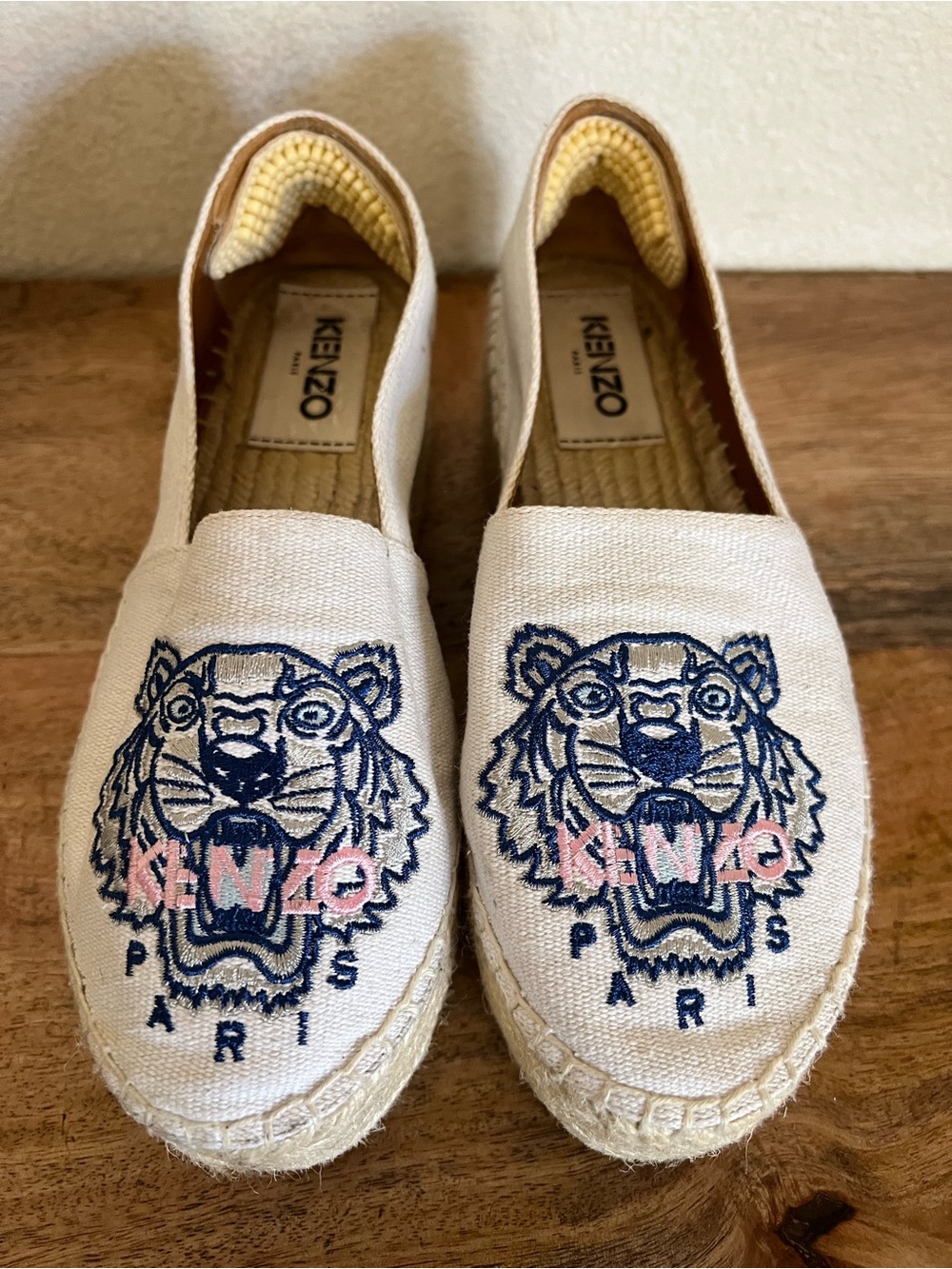 KENZO Tiger Platform Espadrilles Size EUR 36